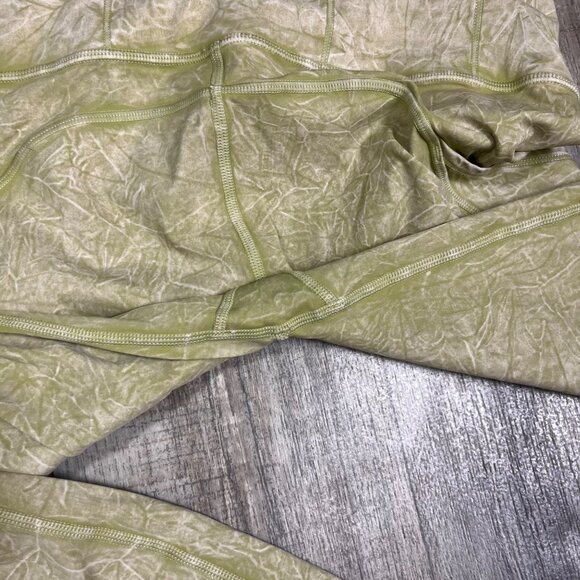 Lululemon Athletic Fast & Free HR Yoga Pants Ice Wash Hazel Green Women’s Sz 6 - Picture 6 of 10
